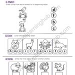 Animal Beginning Sound Review 3