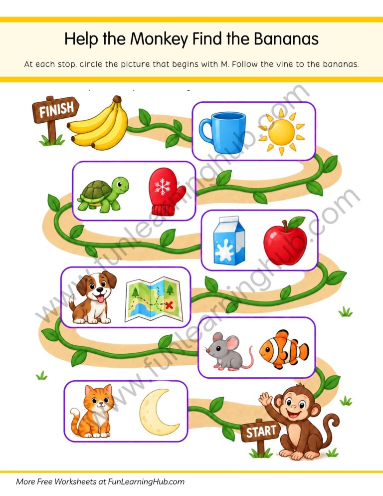 Help the Monkey Find the Banana
