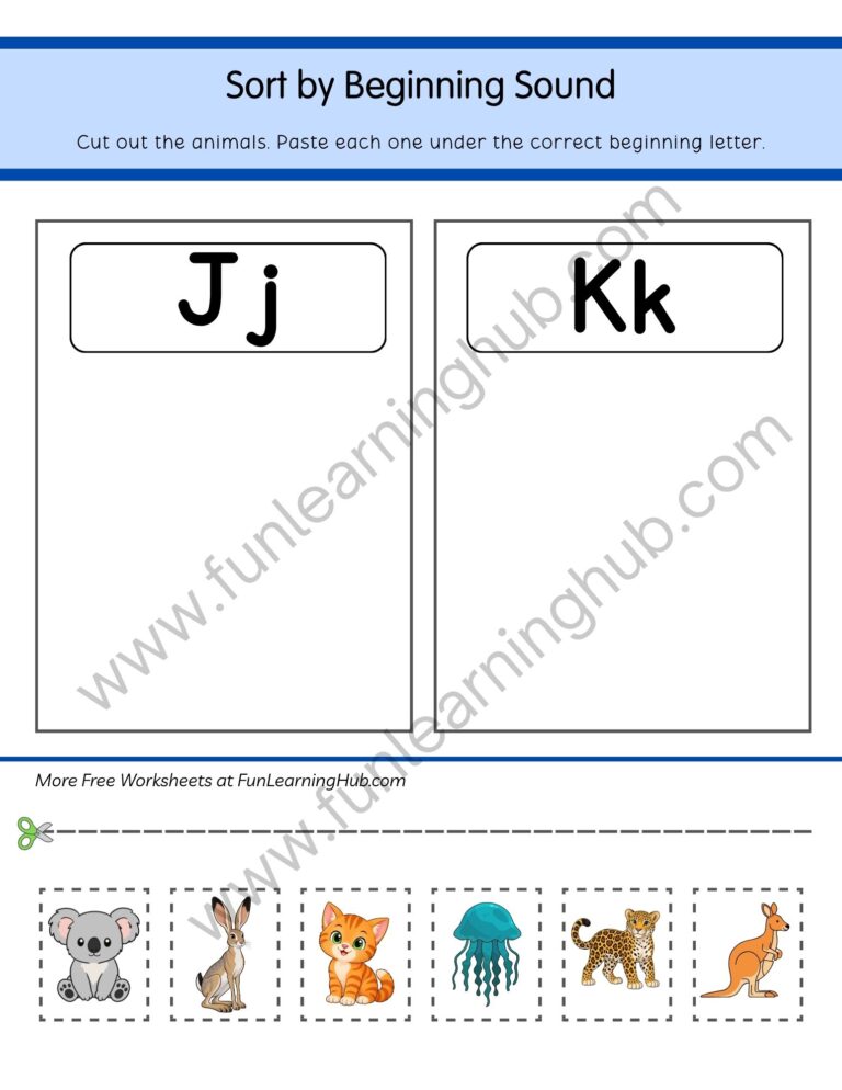 Sort J or K Animals