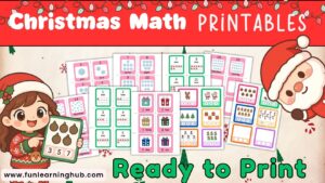 Christmas Math Printables: 4 Fun Counting Activities for Preschool and Kindergarten